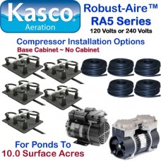 Kasco Marine Robust-Aire Aquatic Aeration System RA5NC - For Ponds to 10.0 Surface Acres, 120 Volts, No Cabinet Included