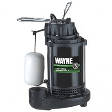 Wayne CDU790 1/3 HP Submersible Cast Iron and Steel Sump Pump with Integrated Vertical Float Switch